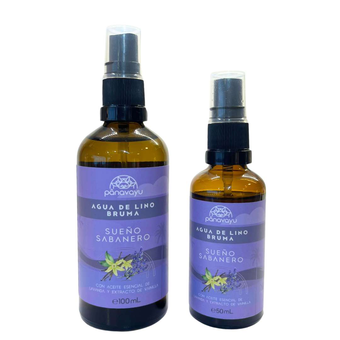 Bruma agua de lino Sueño sabanero Cosmética Orgánica Izana Naturals