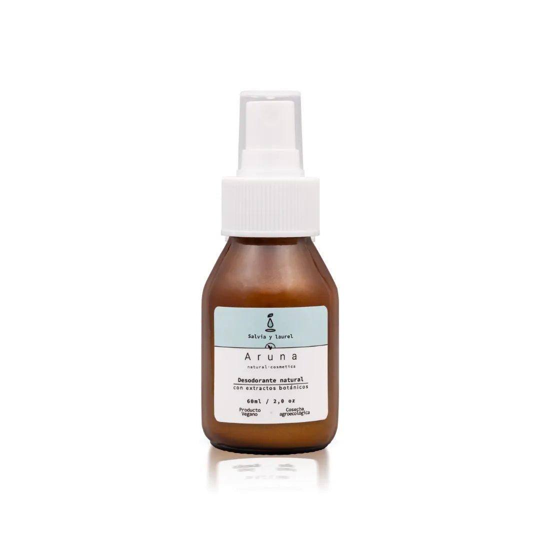 Desodorante de alumbre para hombre salvia y laurel productos ecolÓgicos colombia Izana Naturals