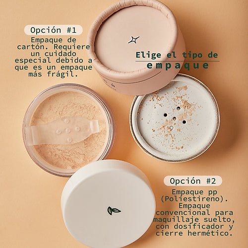 Polvo suelto cosmética orgánica Izana Naturals