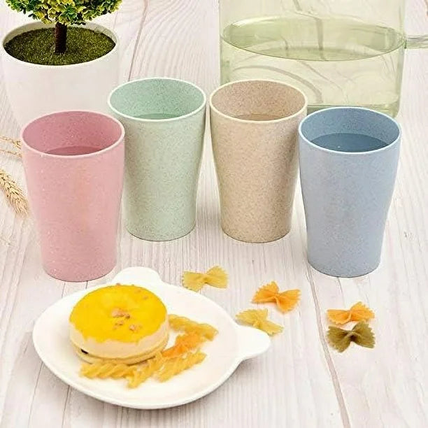 Set de Vasos en Fibra de trigo X 4 Productos Ecológicos Izana Naturals