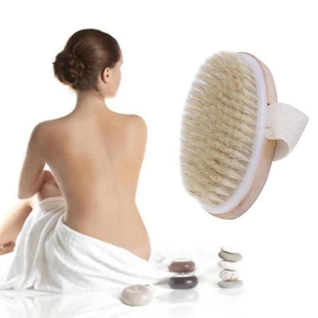 Cepillo Exfoliante de Cerdas Naturales Ovalado Amigable con el Medio Ambiente Izana Naturals