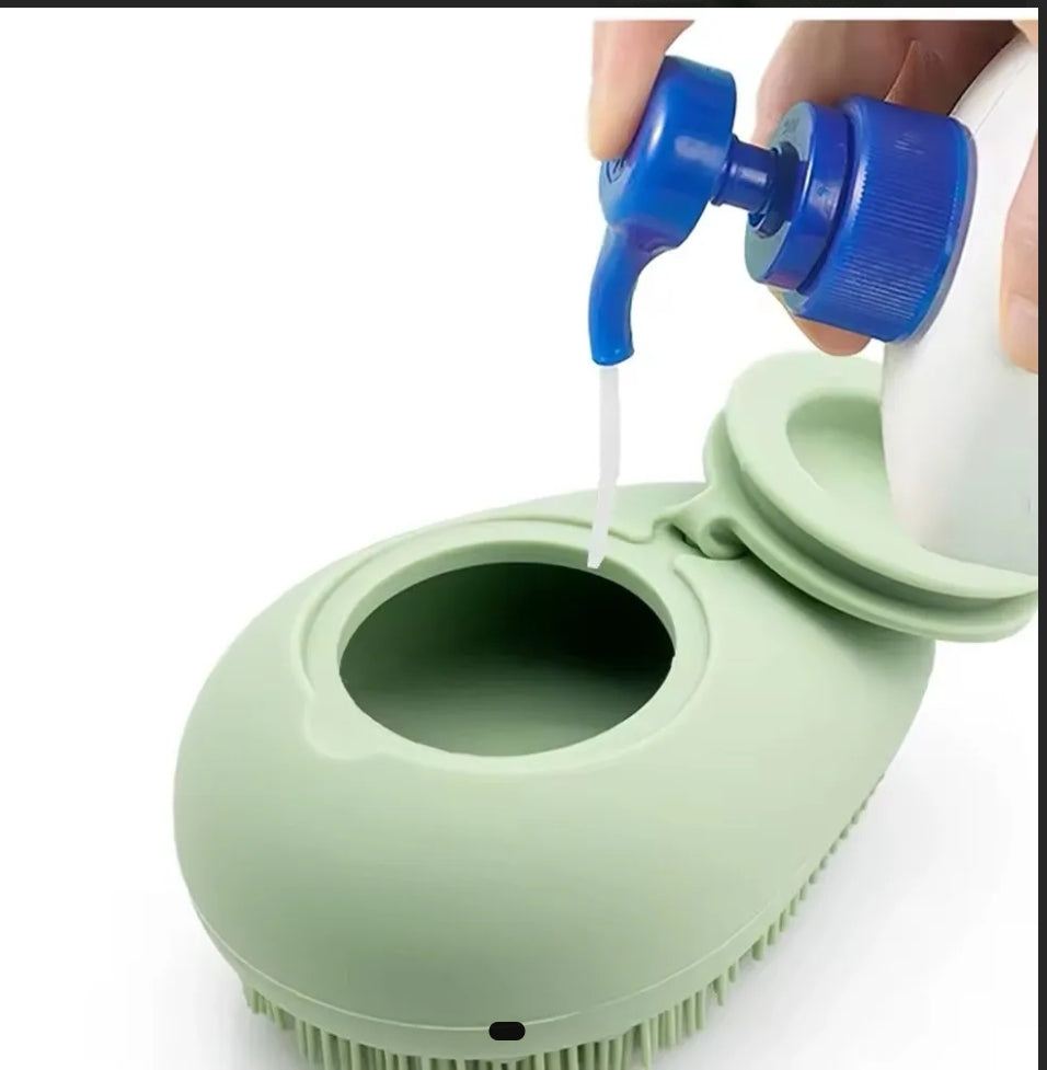 Dispensador De Jabón Con  Cepillo