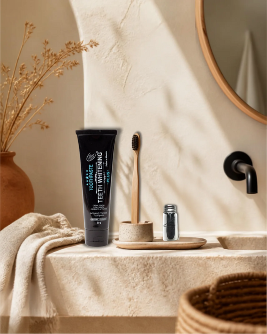 Cepillo de dientes de bambú premium ecológico, kit sonrisa sostenible Izana Naturals