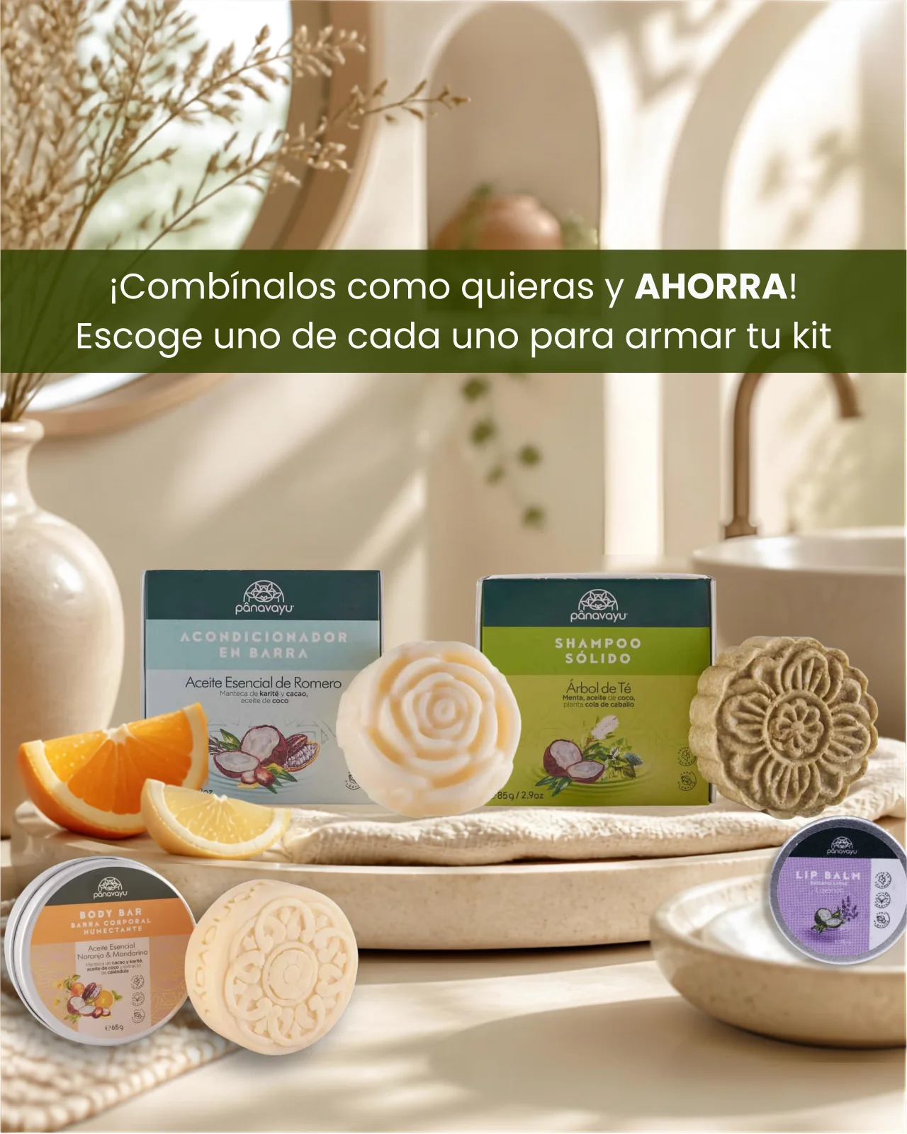 Kit Viajero Ecológico para Mujer