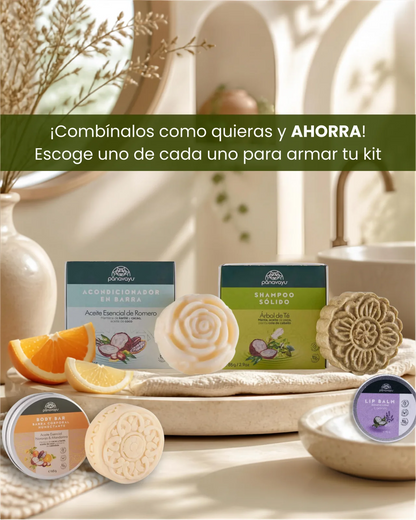 Kit Viajero Ecológico para Mujer